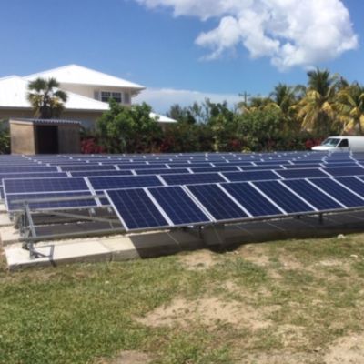 50kw off grid solární systém pro letovisko Bahamy